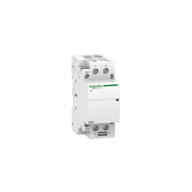 Contactor modular Schneider 63A 2NO 220-240V 50Hz A9C20862