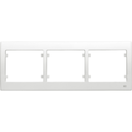 Marco BJC Iris 3 Elem Horizontal Blanco 18003