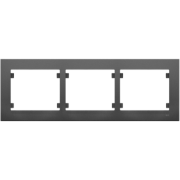 BJC Iris Plus Marco 3 Elem Horizontal Antracita 18013 AC