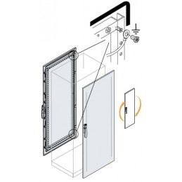 IS2 PUERTA CIEGA IP65 2000X800, RAL7035