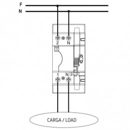 Interruptor diferencial autorearmable REC4-2P-40-30 P26A21 CIRCUTOR