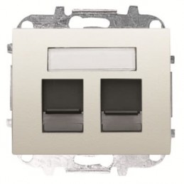 ABB Tapa 2 Conector Niessen Olas 84182