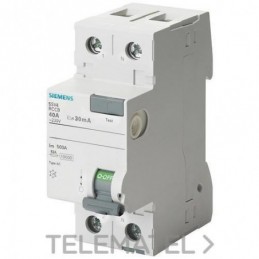 Siemens Interrupción diferencial 2P 25A 300mA 230V 5SV4612-0