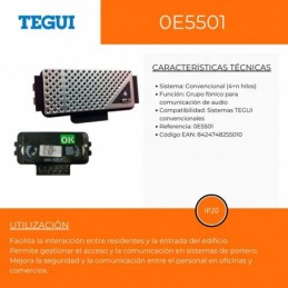 Tegui Grupo fonico modelo EGF-1 Serie Europa E5501