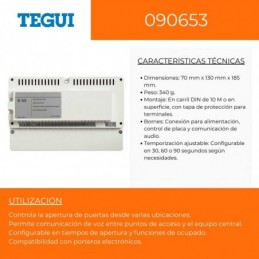 Equipo de control varios accesos Audio E-53 090353