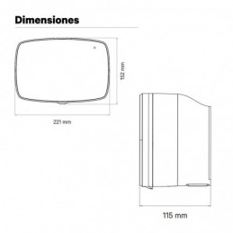 Cargador para vehículo eléctrico Wallbox Commander 2S 22kW tipo 2 y cable de 5 metros, color blanco