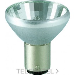 LAMP.HAL.REFL.ALUM.12V 20W B15D R37 18D