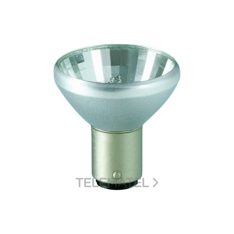 LAMP.HAL.REFL.ALUM.12V 20W B15D R37 18D