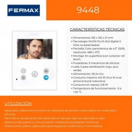 Fermax Monitor VEO-XS 4,3" DUOX PLUS 9448