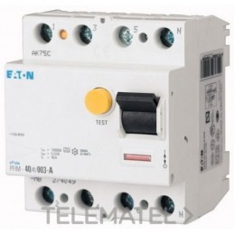 INTERRUPTOR DIFERENCIAL, 4P, 63A, 300MA