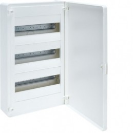 Hager caja superficie Vega VB 18M 2F puerta opaca