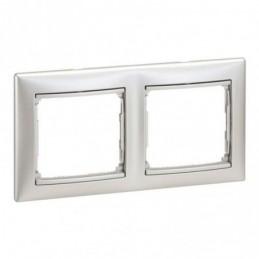 Legrand Marco 2 Elem Aluminio Brillante 770152