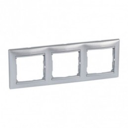 Legrand Placa embellecedora aluminio 3 Elem 770153