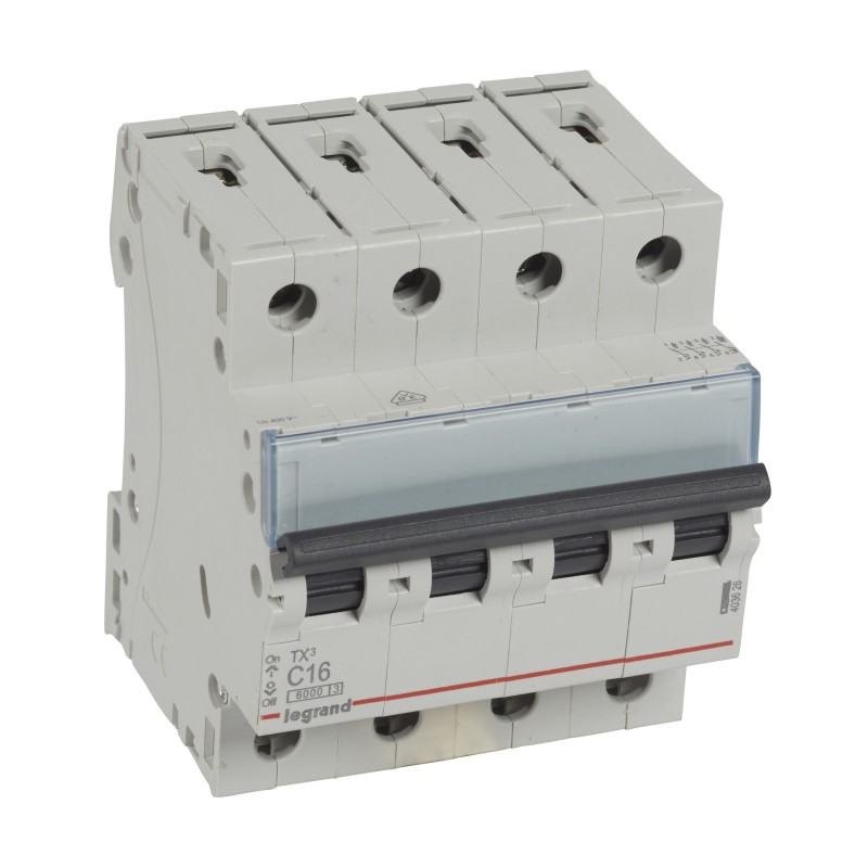 Legrand Interruptor Automatico 4P 16A TX3 403626