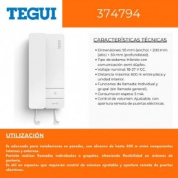 Teléfono 2 hilos Serie 8 374794