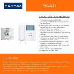 Kit de videoportero Fermax VEO WiFi DUOX PLUS 94411