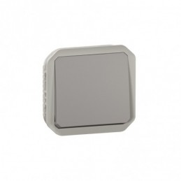 PULSADOR NA PLEXO MODULAR GRIS - 10 A